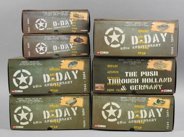 (7) 2004 Corgi D-Day 60th Anniversary 1:50 Scale-MIB-NOS