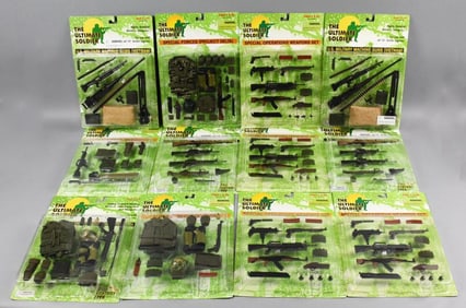 (12) 1997 21st C Ultimate Soldier Accessories-MOC-NOS