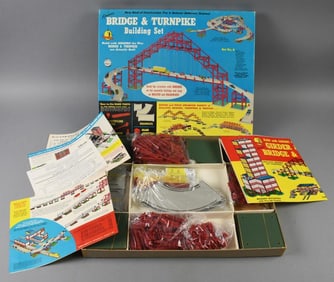 1959 Kenner Bridge & Turnpike Building Set-Original Box-Mint