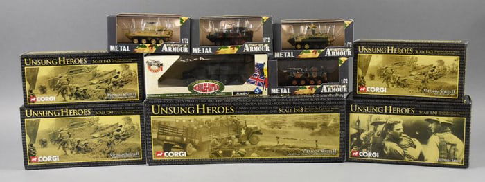 (10) 2000s Corgi, CDC, Solido Military-1:72-1:50-1:43-NOS