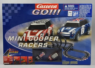 Carrera Go!!! SLOT CAR Mini Cooper Racers Play Set - MIB - NOS