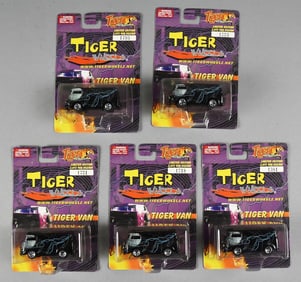 (5) 2000 Tiger Wheels Tiger Van Ltd Ed-MOC-NOS