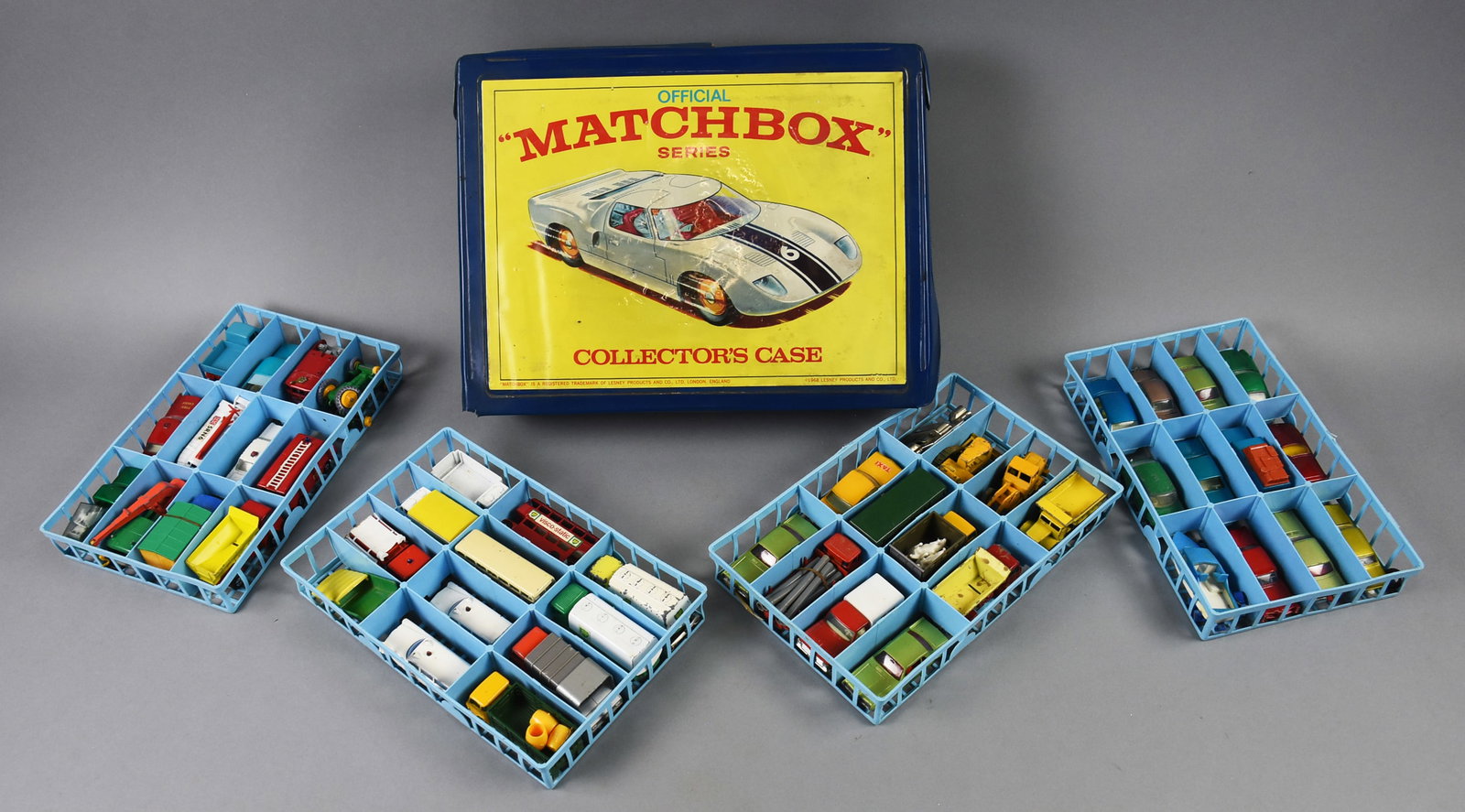 1968 36 Cars  Lesney Matchbox Collector's Case, (1 of 9)