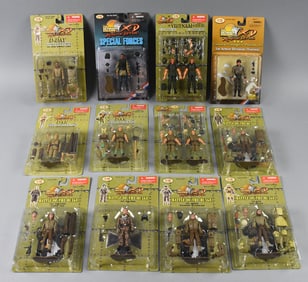 (12) 2000s 21st C Toys Ultimate Soldier X-Treme Detail 1:18-MOC-NOS