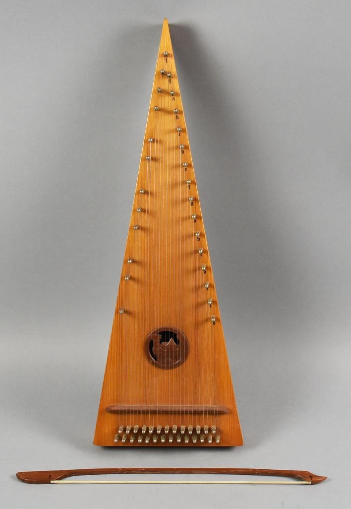 1978 Ellen Yeoman 27 String Bowed Psaltery Folk Instrument (1 of 14)