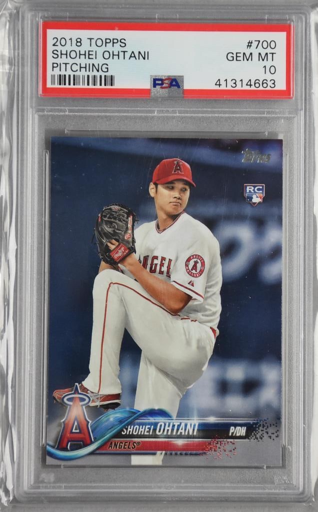 2018 Topps Shohei Ohtani Pitching, Rookie Card  #700 PSA GEM MT 10 (1 of 2)