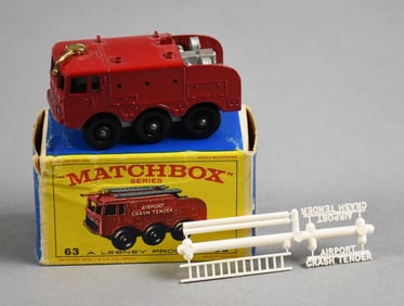 1965-68 Lesney Matchbox Foamite Crash Tender Unused MIB-NOS