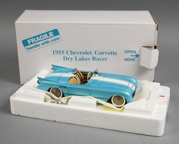 Danbury Mint 1955 Chevy Corvette Dry Lakes Racer 1:24-MIB-NOS