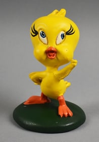 Vintage Hand Crafted Warner Bros. Tweety Bird on Stand
