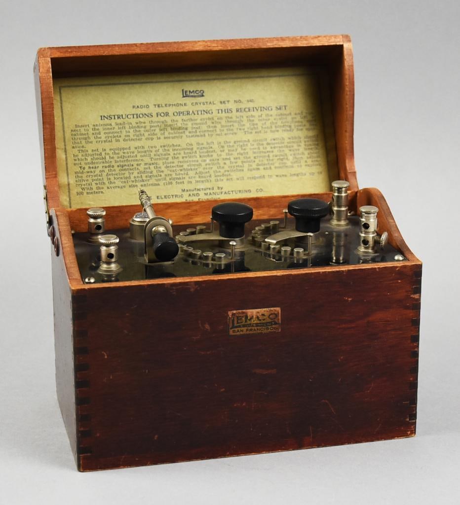 c1925 Lemco Radio Telephone Crystal Set. No. 340 (1 of 11)