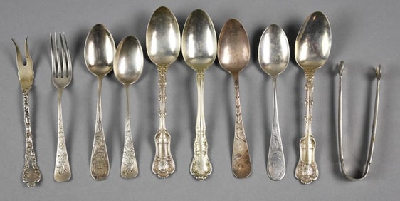 Antique Sterling Flatware, Assorted Manufacturers-164g