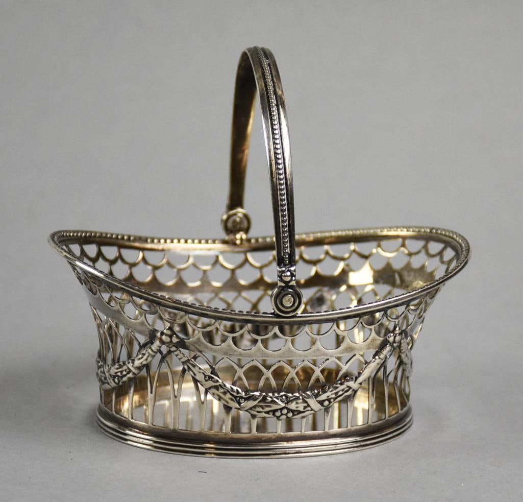 Antique Gorham Sterling Reticulated Basket (1 of 5)