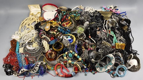 Vintage and Contemporary 25.5 Lbs. Lot Costume Jewelry