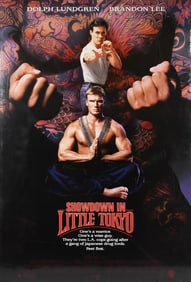 1991 MINT Showdown in Little Tokyo One Sheet Movie Poster