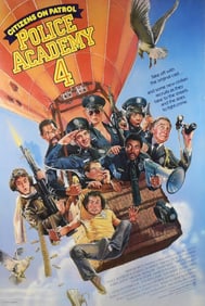 1987 MINT Police Academy 4: Citizens on Patrol Movie Poster