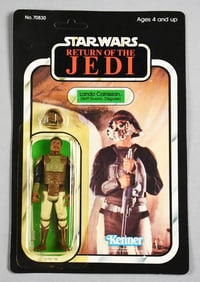 1983 Kenner Star Wars Lando Calrissian ROTJ 65 B Unpunched-NOS