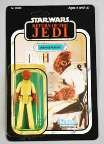 1983 Kenner Star Wars Admiral Ackbar ROTJ 77 B-Unpunched-NOS