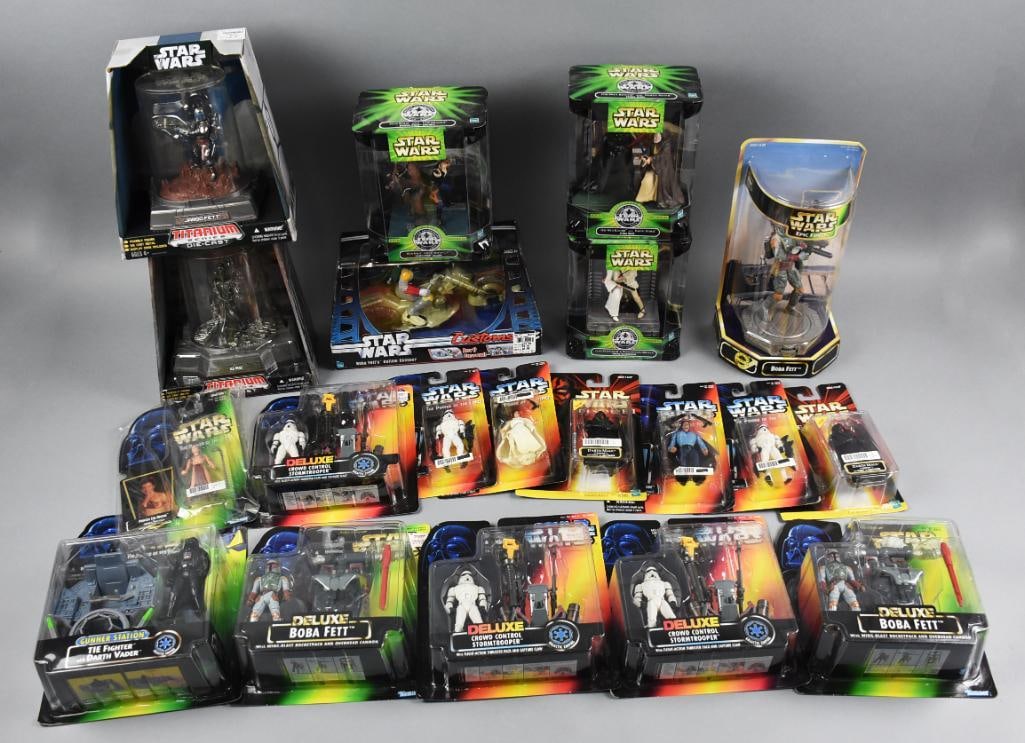 (20)  Star Wars Action 1990s- 2000s Assorted Figures (1 of 7)