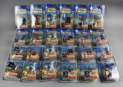 (24) 2002 Hasbro Star Wars Attack of the Clones Figures NOS