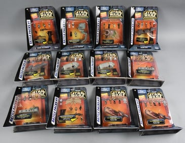 (12) 1997 Galoob Micro Machines Star Wars Battle Packs NOS