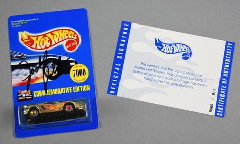 1993 Hot Wheels Jack Baldwin Signed Camaro 116/6,900 COA