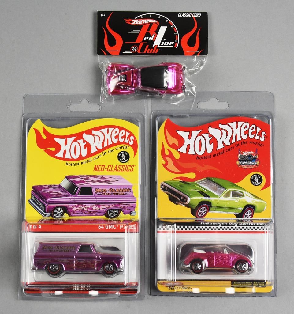 (3) 2006, 14 Mattel Hot Wheels Cars Ltd Edition LOW # (1 of 6)