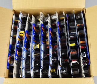 (72) 1990s Mattel Hot Wheels Basic Asst-Factory Case-NOS