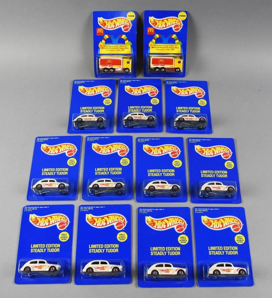 (13) 1993-94 Mattel Hot Wheels McDonalds Steadly Tudor (1 of 3)