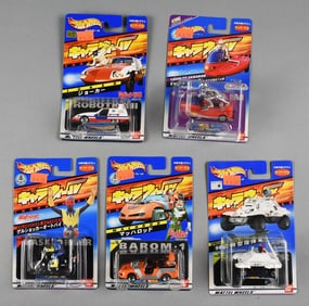 (5) 2001-02 Mattel Hot Wheels Chara Wheels Japanese