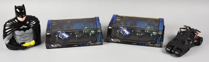 2000s Mattel Hot Wheels Batman Collection, FAB Bank-MIB-NOS