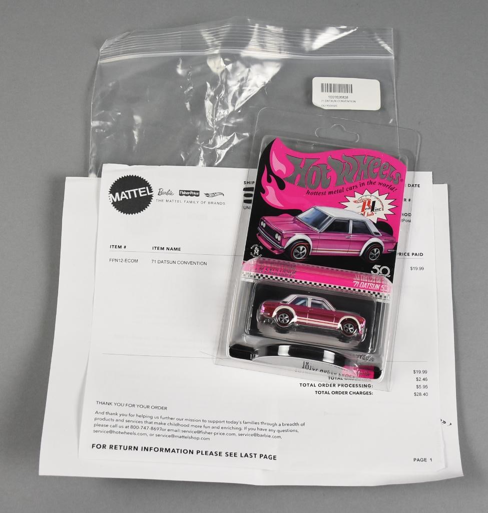 2017 Mattel Hot Wheels '71 Datsun 510 LE 4355/5000-NOS (1 of 8)