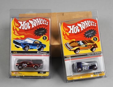 (2) 2000s Mattel Hot Wheels Camaro Rewards Neo Classics MOC