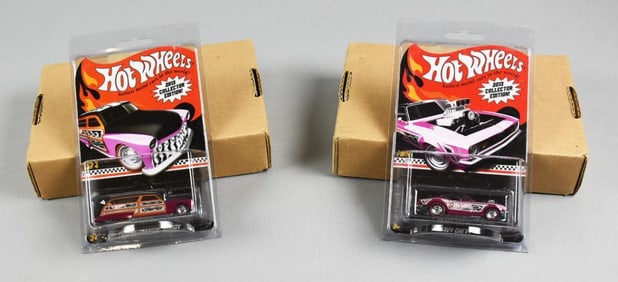 (2) 2012-13 Mattel Hot Wheels Collector Editions MOC-NOS