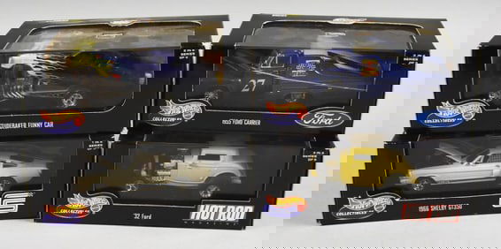 (4) 1999-2000 Hot Wheels 1:43 Scale Die-Cast NOS