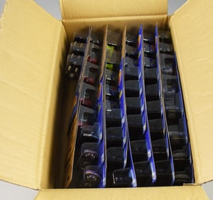 (144) 1990s Mattel Hot Wheels - Factory Case/Shipping Box