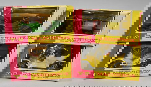 c197 5Models of Yesteryear Lesney Matchbox - MIB-NOS