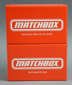 (2) 2020 Matchbox Mercedes & Routemaster-MIB-NOS
