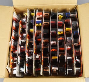 (64) 1990s Mattel Matchbox Basic Assortment-MOC-NOS