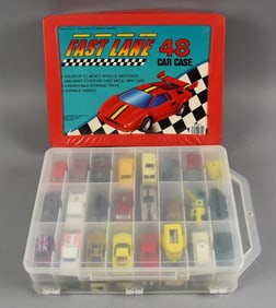 1990 48 Cars-PLUS Geoffrey Industries Fast Lane Car Case-