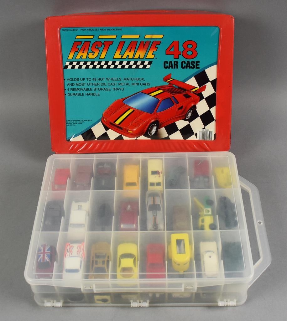 1990 48 Cars-PLUS Geoffrey Industries Fast Lane Car Case- (1 of 10)