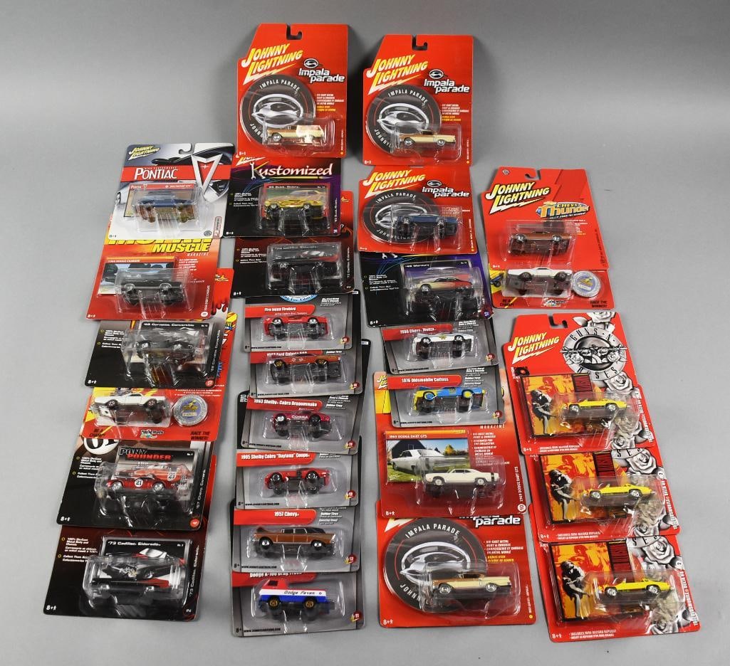 (27) 2000s Johnny Lightning Die-Cast Assortment-MOC-NOS (1 of 6)