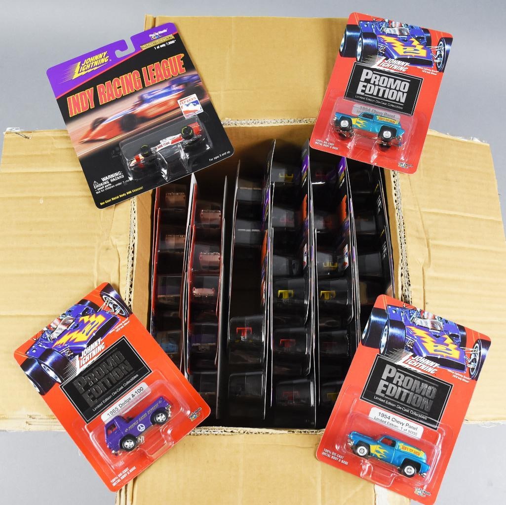 (36) 1990s Johnny Lightning Indy & Promo Die-Cast-MOC-NOS (1 of 5)