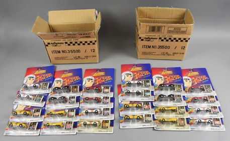 (2) 2000 Speed Racer Johnny Lightning 3-Factory Cases-NOS
