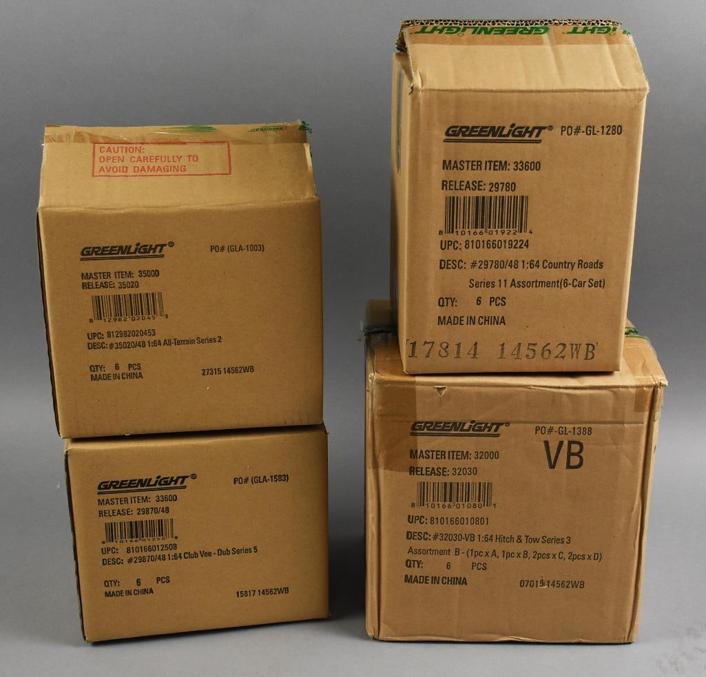 (4) 2000s Greenlight Factory Sealed Die-Cast Cars-MOC-NOS (1 of 7)