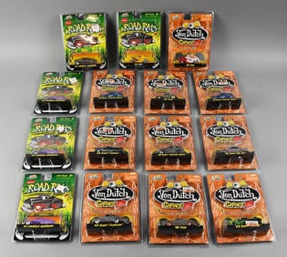 (15) 2003-05 Jada Road Rats-Von Dutch Garage MOC-NOS