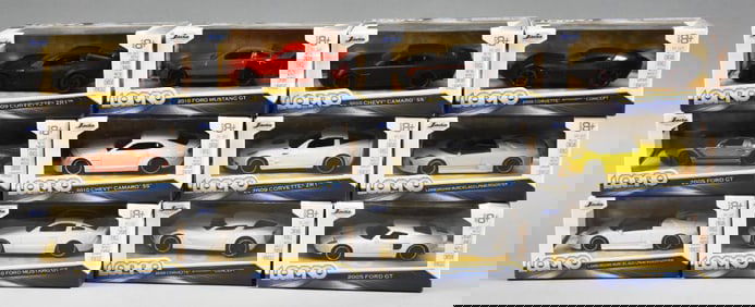 (12) 2011 Jada Toys Lopro Die Casts 1:64 Scale-MIB-NOS