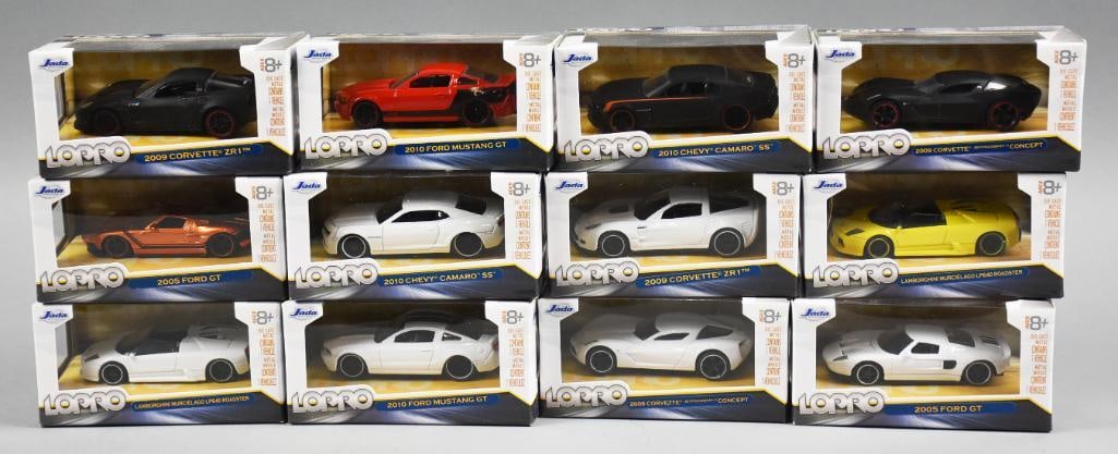 (12) 2011 Jada Toys Lopro Die Casts 1:64 Scale-MIB-NOS (1 of 4)