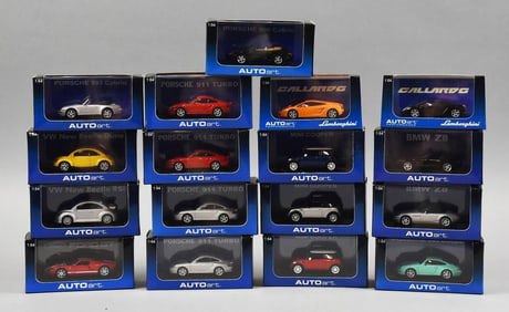 (17) Autoart Models Assorted 1:64 Scale Die-Cast - MIB-NOS