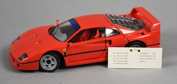 1991 Franklin Mint Precision Models 1989 Ferrari-MIB-NOS
