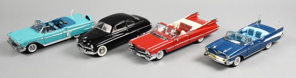(4) 1990s Danbury Mint Classic Car Models - Loose (1 of 8)